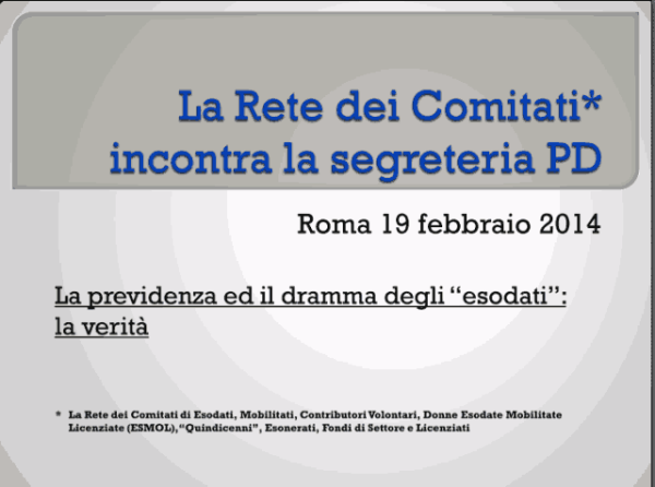 Incontro Rete - PD 19/02/2013 slide 1