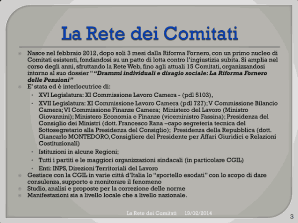 Incontro Rete - PD 10/02/2013 slide 3