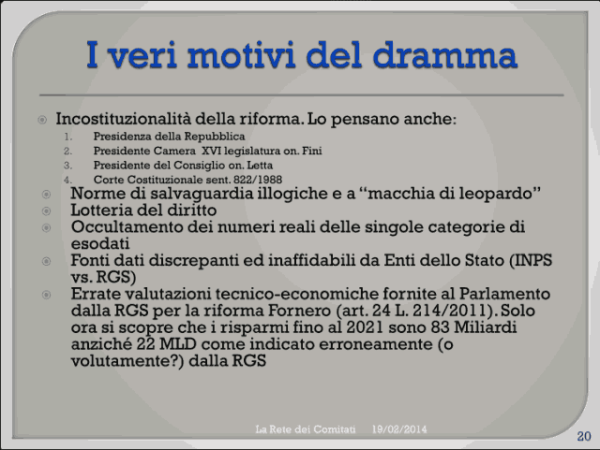 Incontro Rete - PD 19/02/2013 slide 20