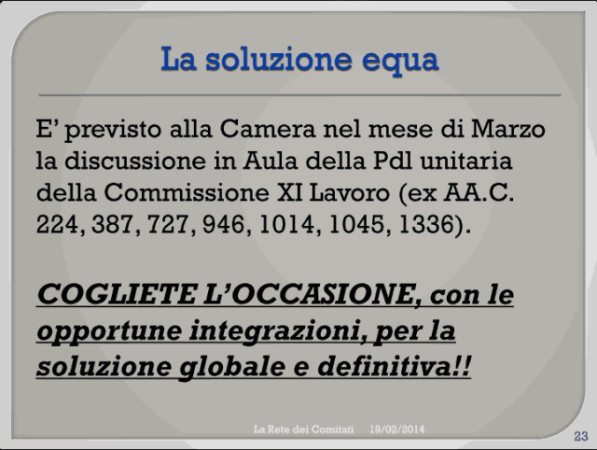 Incontro Rete - PD 19/02/2013 slide 23