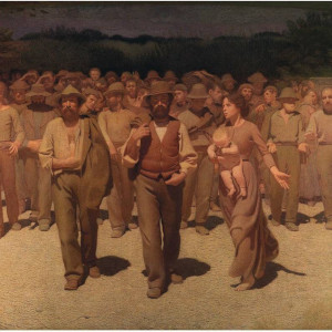 Quarto stato - Dipinto di Giuseppe Pellizza da Volpedo